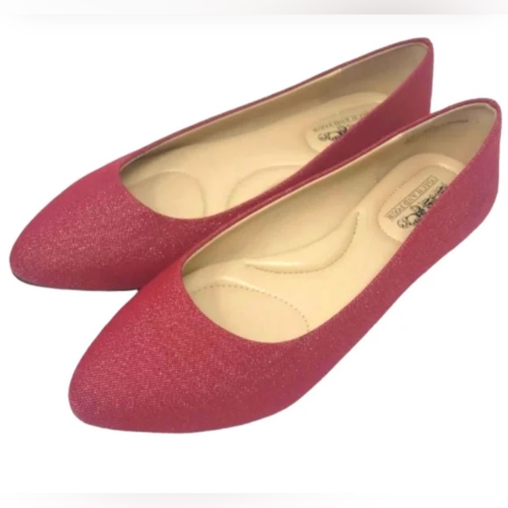 Coach and Four Melina Shimmery Ballet Flats